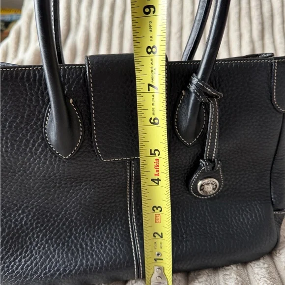 Dooney & Bourne Black Pebbled Grain Leather Satchel - Picture 13 of 13